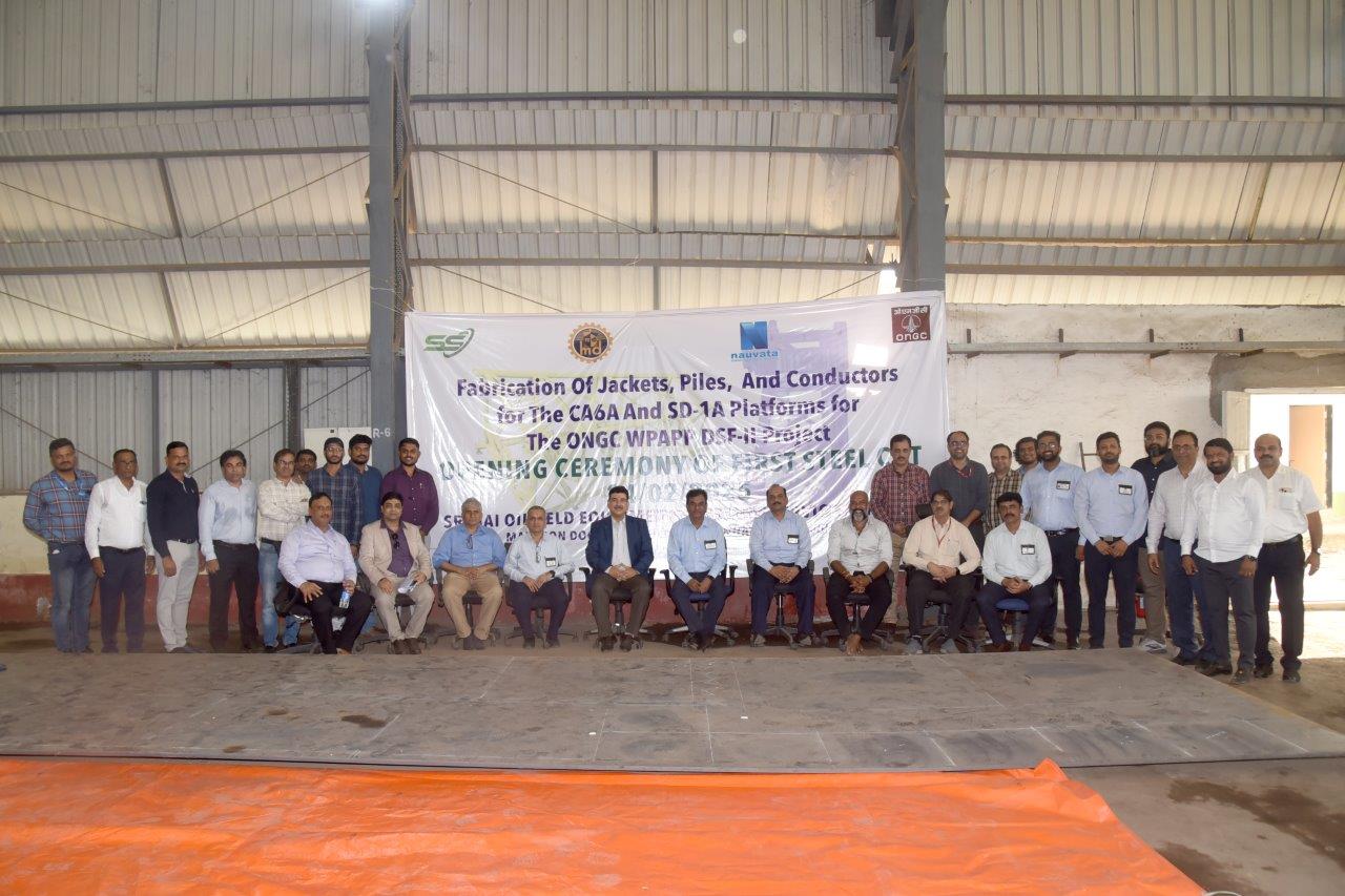 OPENING CEREMONY OF FIRST STEEL CUT FOR ONGC WPAPP DSF-II PROJECT - 24.02.2025123
