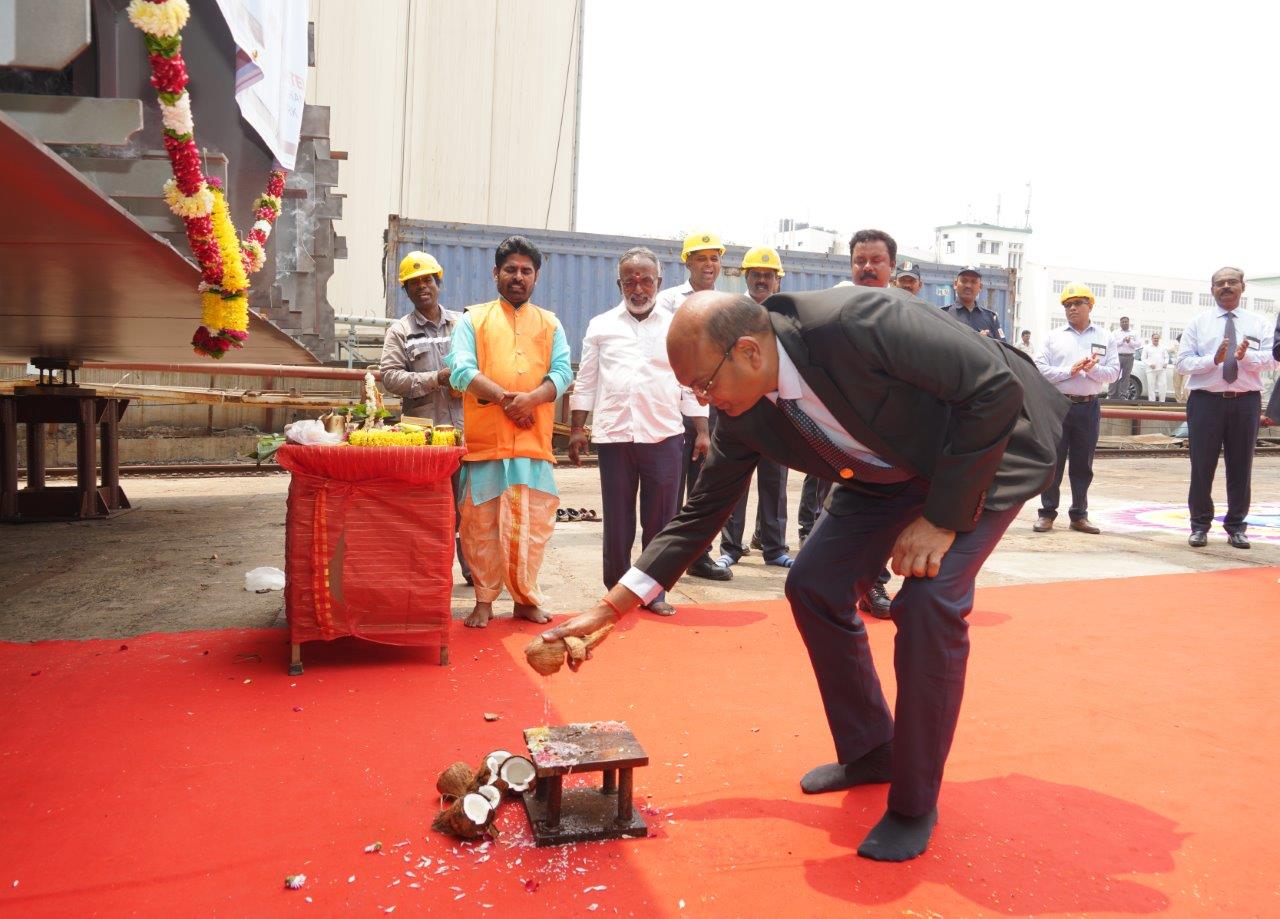 KEEL LAYING CEREMONY OF YARD 21001 PROJECT MPV - 02.04.2025123