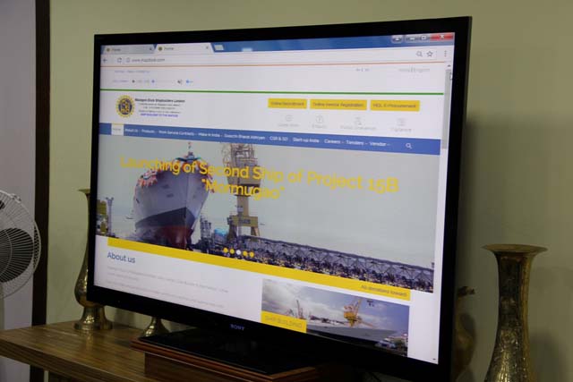 Inauguration Of MDL Website Www.Mazdock.Com On 14th Oct 2016123