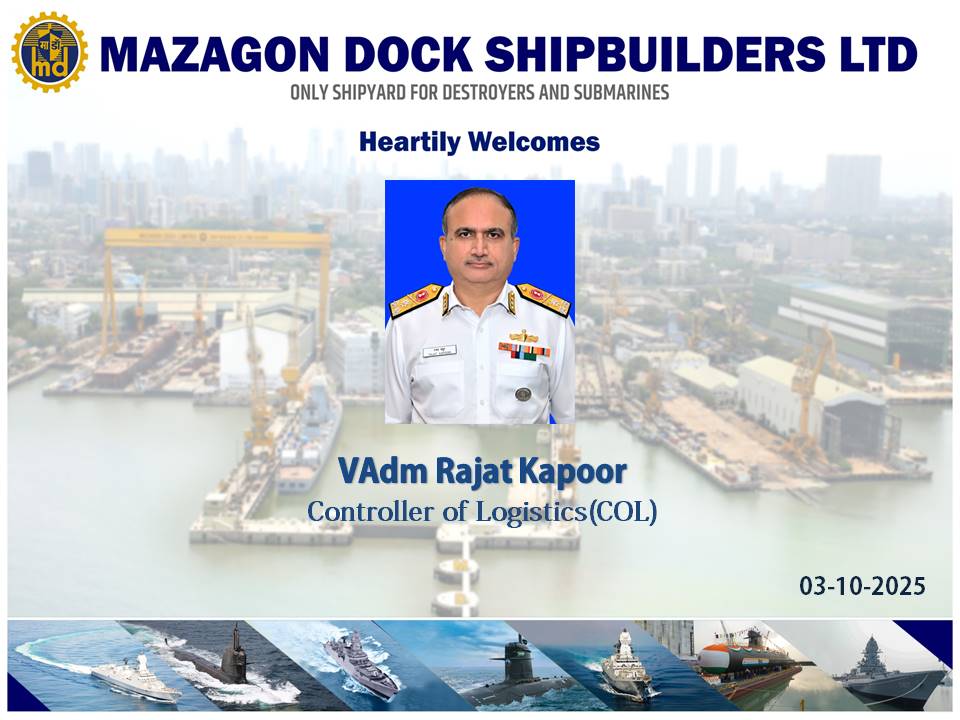 VISIT OF VADM RAJAT KAPOOR(COL)- 03.10.2025