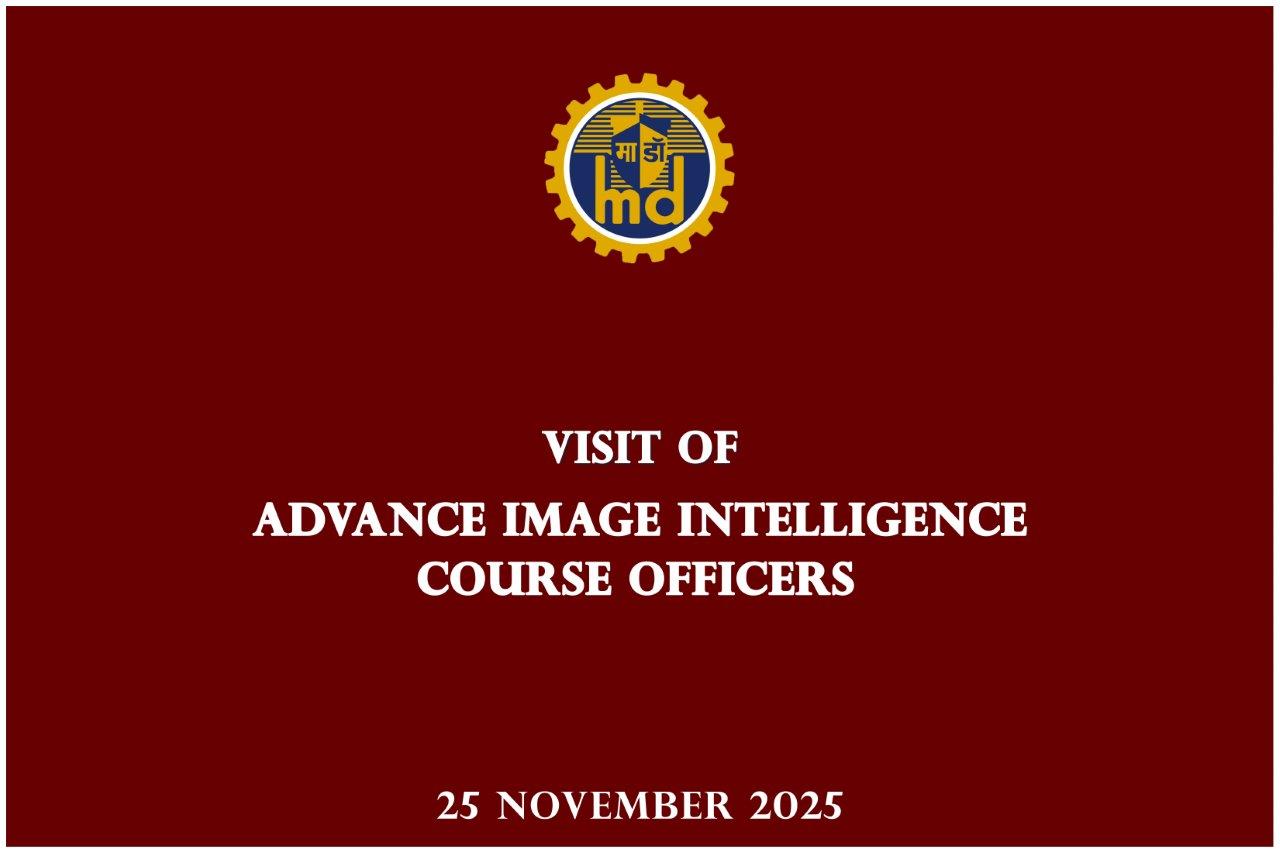 VISIT OF ADVANCE IMAGE INTELLIGENCE COURSE OFFICERS - 25.11.2025