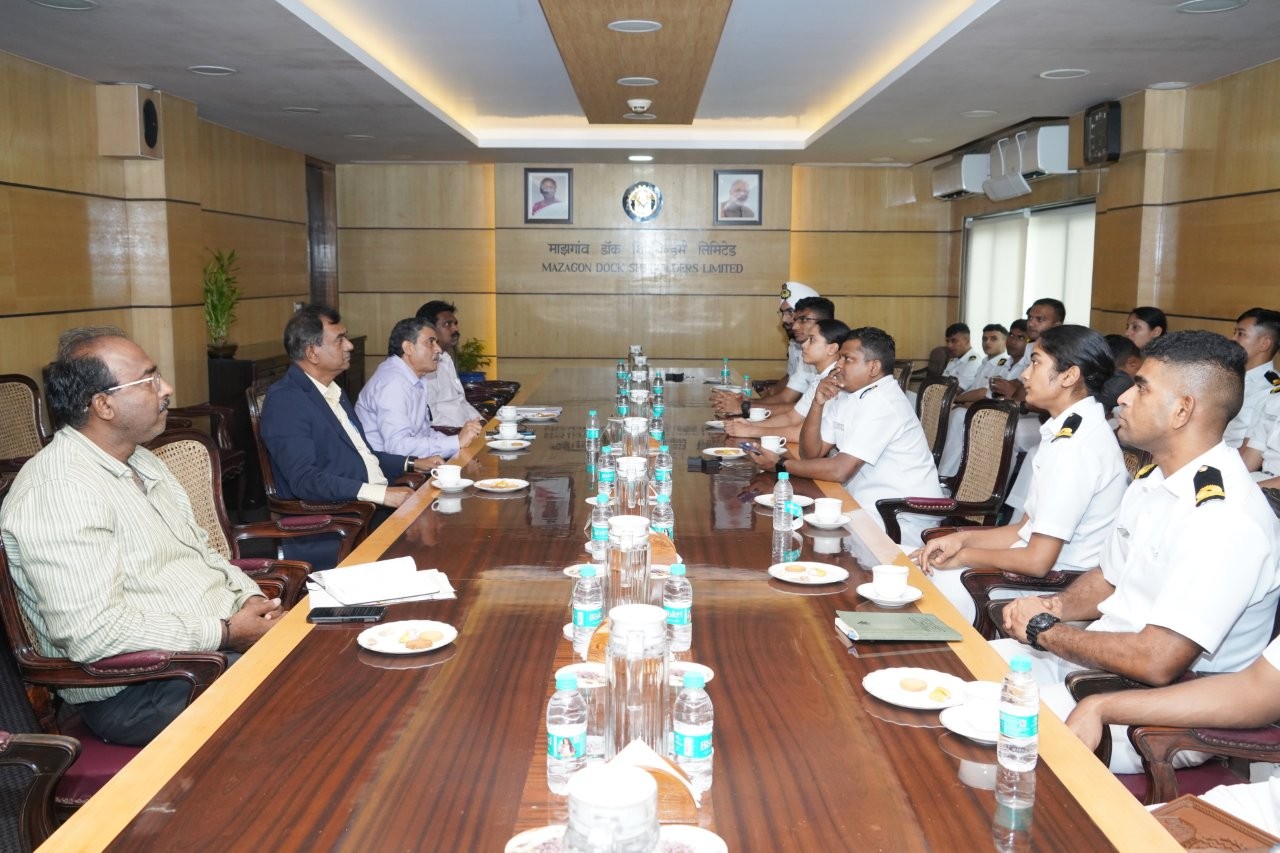 VISIT OF TRAINEE OFFICERS FROM INS SHIVAJI 12.08.2026.123
