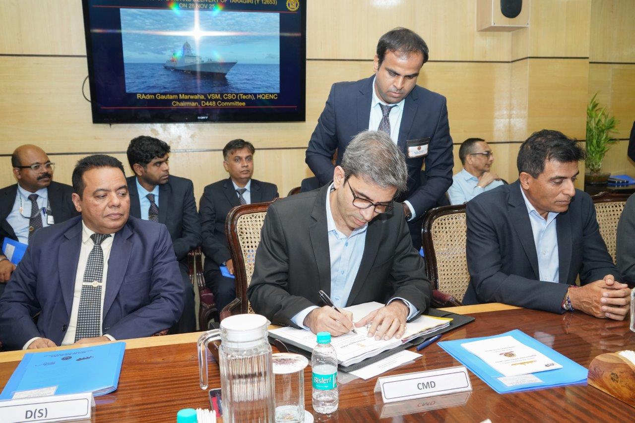 DELIVERY OF THIRD STEALTH FRIGATE OF THE P17A CLASS TARAGIRI TO INDIAN NAVY - 28.11.2025123