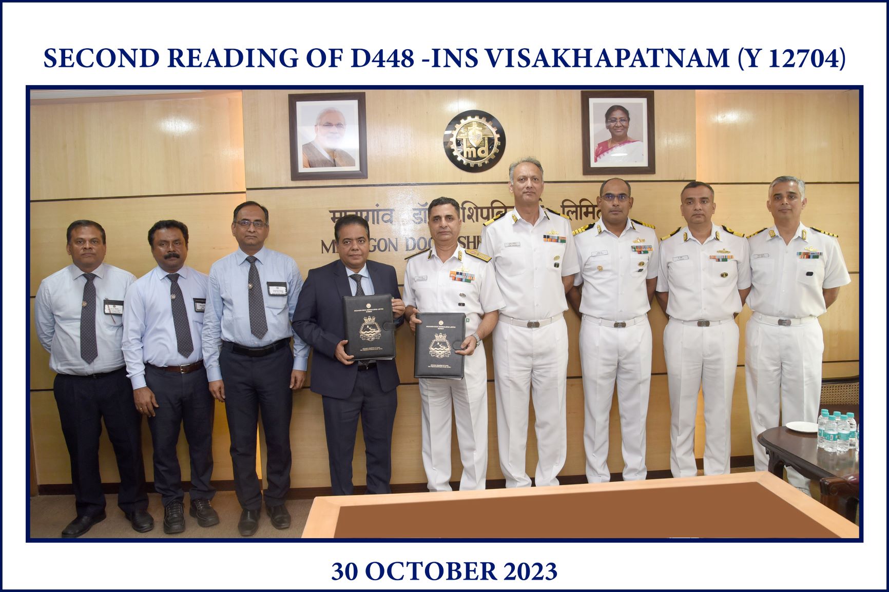 Second Reading of D448 - Ins Visakhapatnam (Y-12704) - 30.10.2023