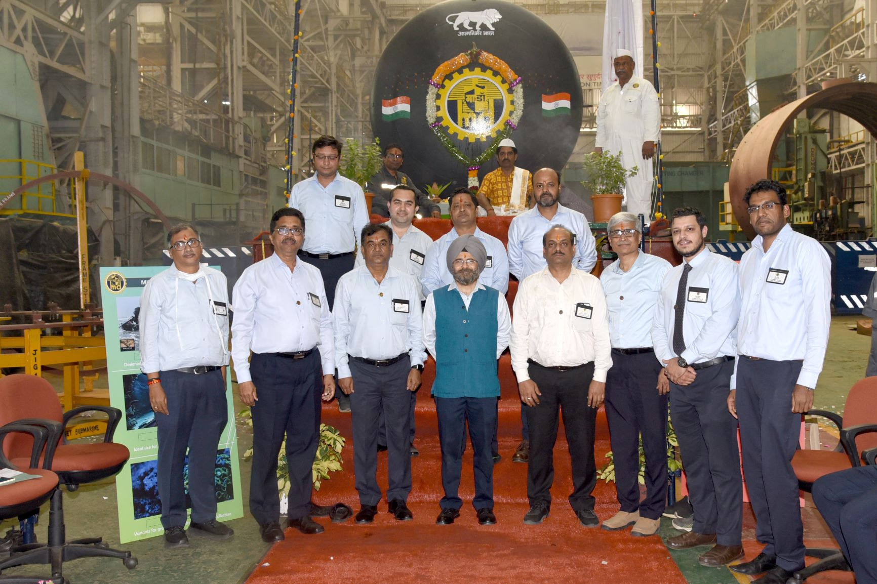 Inauguration And Puja Of Hull Prototype For Midget Submarine - 24.03.2023123