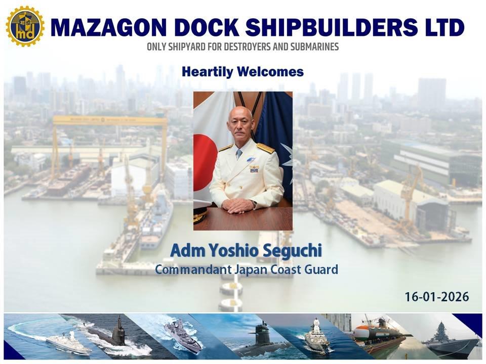 VISIT OF Adm Yoshio Seguchi Commandant Japan Coast Guard 16-01-2026123