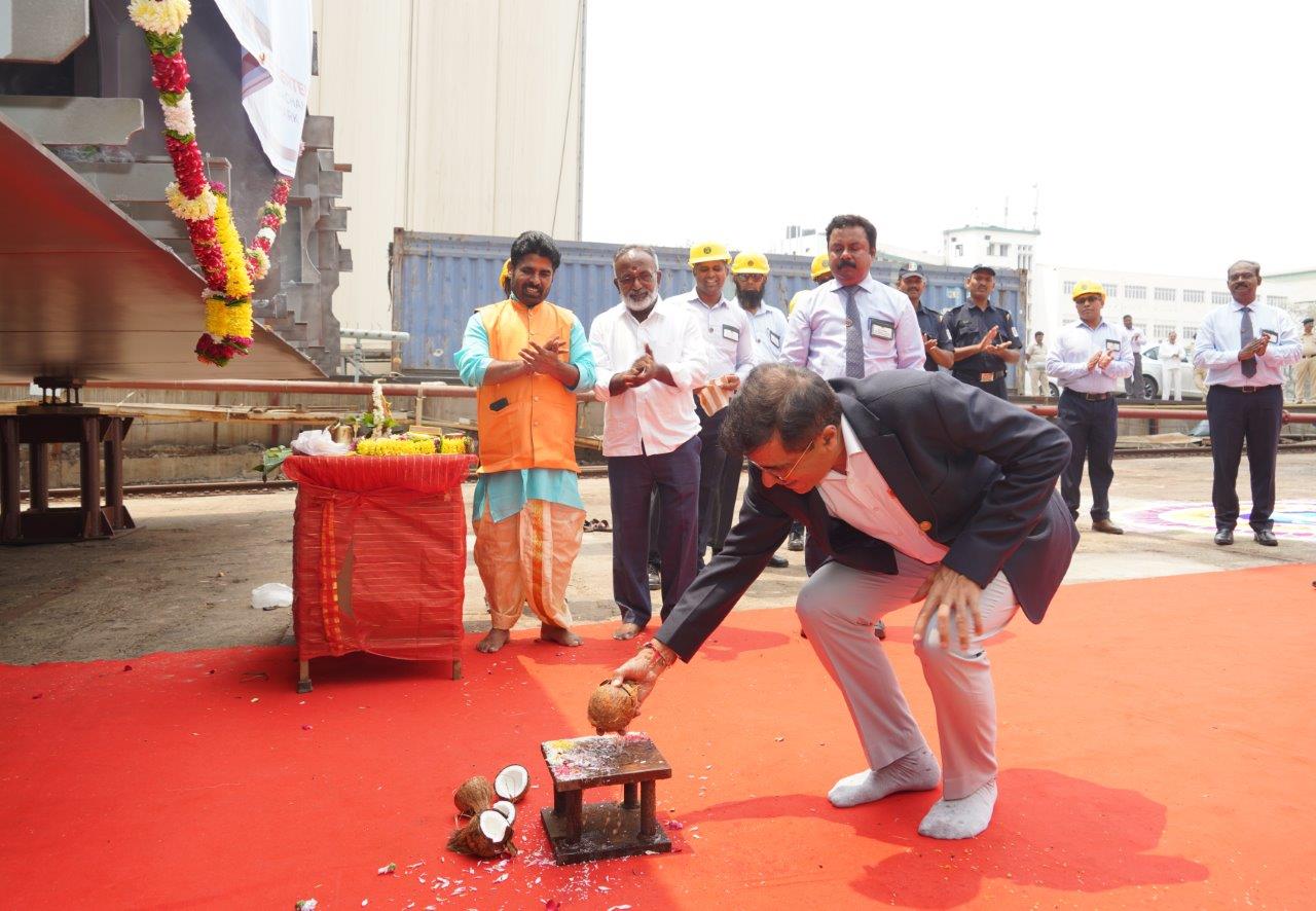 KEEL LAYING CEREMONY OF YARD 21001 PROJECT MPV - 02.04.2025123