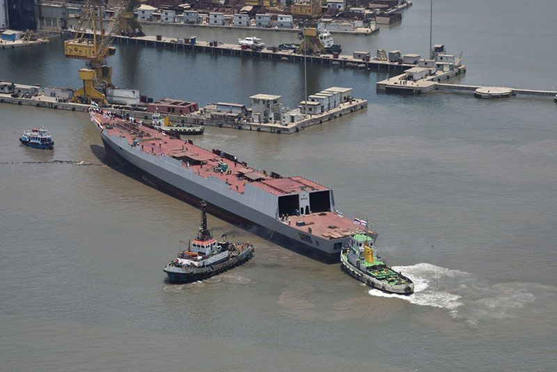 Launching Of Third Destroyer Of Project 15B "IMPHAL" On 20th April 2019123