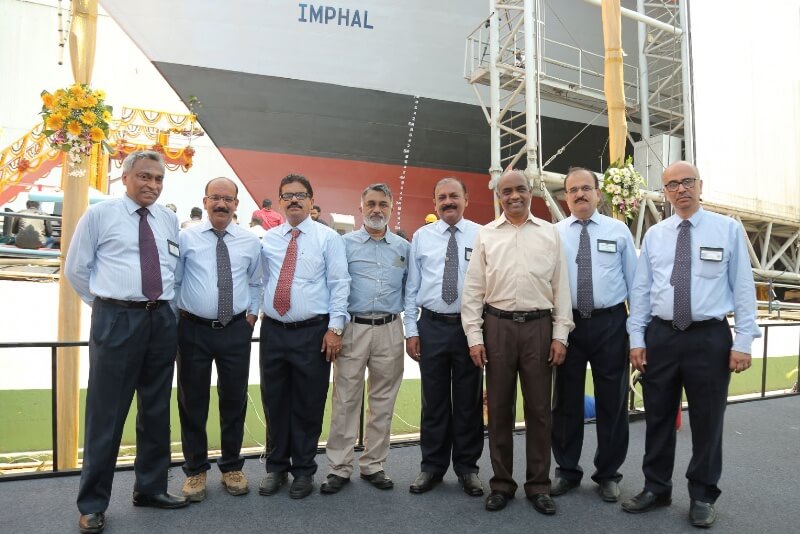 Launching Of Third Destroyer Of Project 15B "IMPHAL" On 20th April 2019123