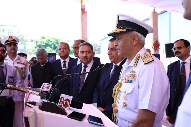 Launching Of Third Destroyer Of Project 15B "IMPHAL" On 20th April 2019123