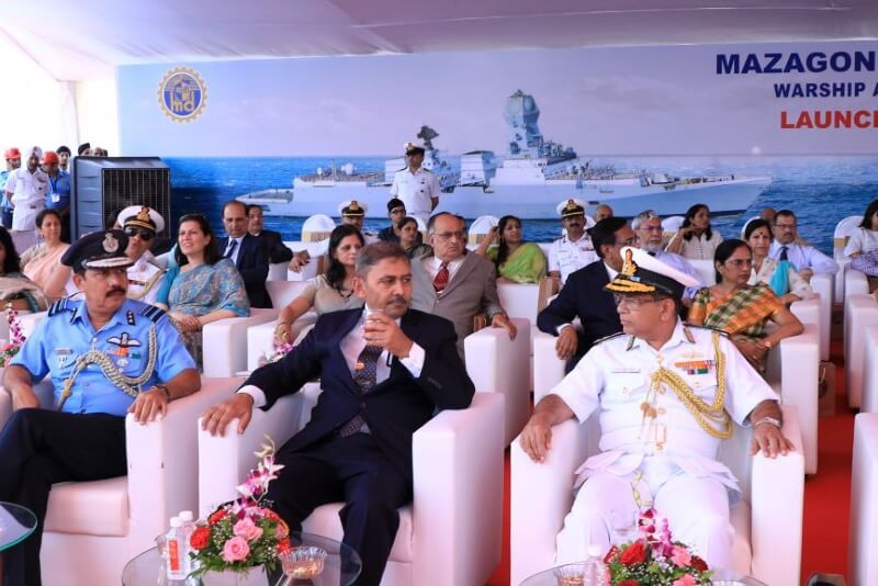 Launching Of Third Destroyer Of Project 15B "IMPHAL" On 20th April 2019123