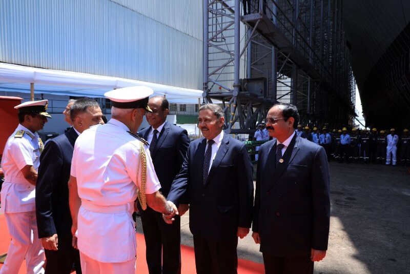 Launching Of Third Destroyer Of Project 15B "IMPHAL" On 20th April 2019123