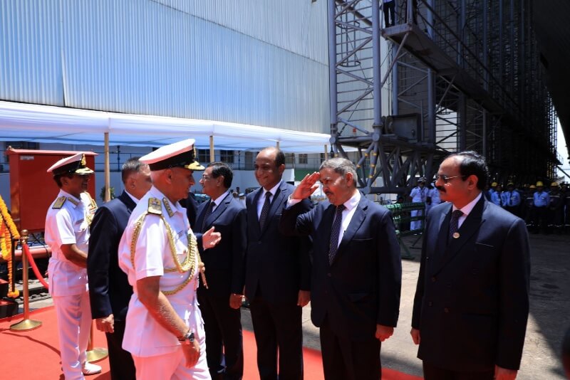 Launching Of Third Destroyer Of Project 15B "IMPHAL" On 20th April 2019123