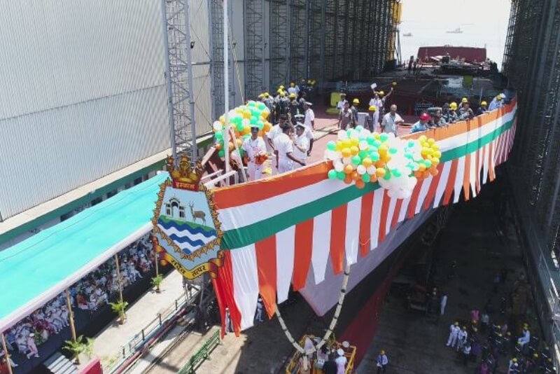Launching Of Third Destroyer Of Project 15B "IMPHAL" On 20th April 2019123