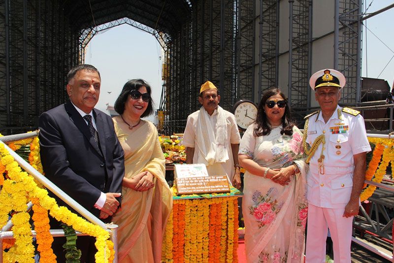 Launching Of Third Destroyer Of Project 15B "IMPHAL" On 20th April 2019123