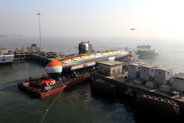 Launching Of The Third Submarine Of Project 75 'KARANJ' On 31st January 2018123 - Image 17