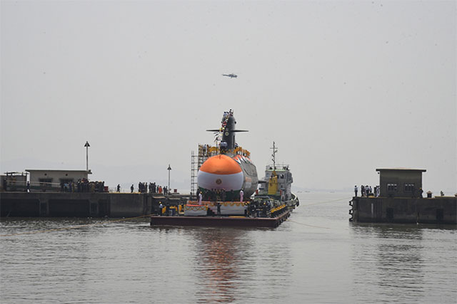 Launching of Fourth Scorpene class Submarine "Vela" on 6th May 2019123 - Image 15