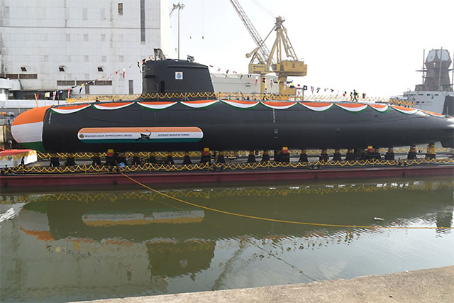 Launching of Fourth Scorpene class Submarine "Vela" on 6th May 2019123 - Image 2