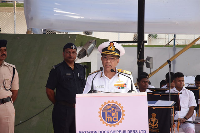 Launching of Fourth Scorpene class Submarine "Vela" on 6th May 2019123 - Image 5