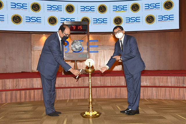 Listing Ceremony Of Mazagon Dock Shipbuilders Limited At BSE On 12 October, 2020123