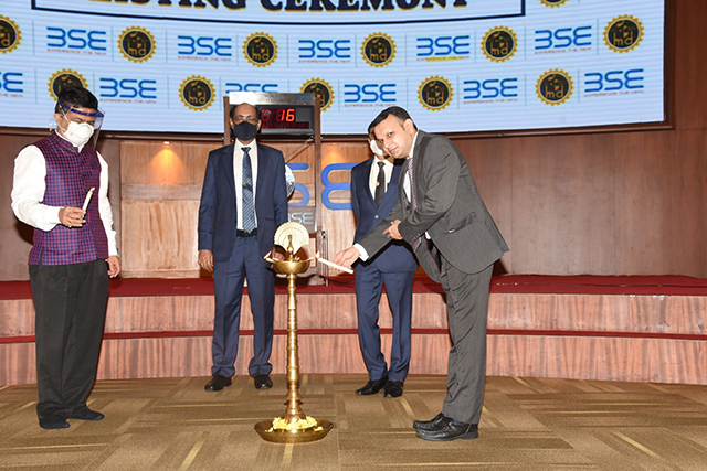 Listing Ceremony Of Mazagon Dock Shipbuilders Limited At BSE On 12 October, 2020123
