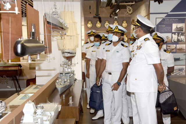 Visit Of 26th Sub LT Tech (LOG) Course Of SriLankan Navy On 22 Nd December 2021123