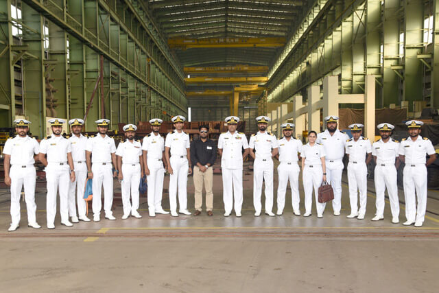 Visit Of 26th Sub LT Tech (LOG) Course Of SriLankan Navy On 22 Nd December 2021123