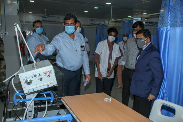 MDL CSR Project - Setting Up Of 13 Kg Liquid Oxygen Tank And Establishment Of HDU At CAMA & ALBLESS Hospital, Mumbai - 31st January 2022123