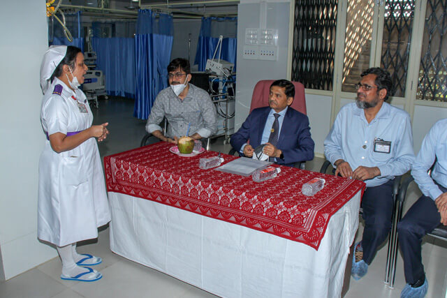MDL CSR Project - Setting Up Of 13 Kg Liquid Oxygen Tank And Establishment Of HDU At CAMA & ALBLESS Hospital, Mumbai - 31st January 2022123