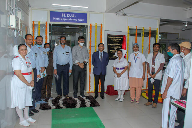 MDL CSR Project - Setting Up Of 13 Kg Liquid Oxygen Tank And Establishment Of HDU At CAMA & ALBLESS Hospital, Mumbai - 31st January 2022123