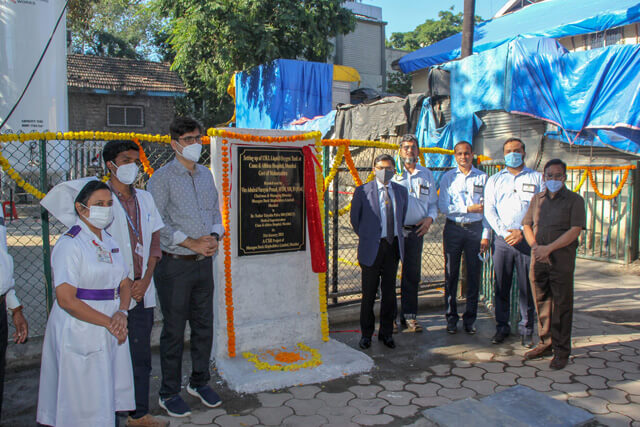 MDL CSR Project - Setting Up Of 13 Kg Liquid Oxygen Tank And Establishment Of HDU At CAMA & ALBLESS Hospital, Mumbai - 31st January 2022123
