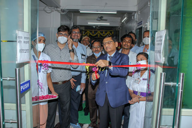 MDL CSR Project - Setting Up Of 13 Kg Liquid Oxygen Tank And Establishment Of HDU At CAMA & ALBLESS Hospital, Mumbai - 31st January 2022123
