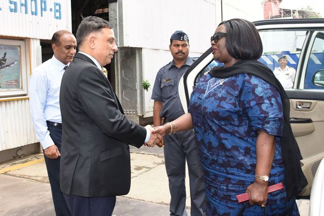 Visit Of Ms Raychelle Omamo Awuor, SC Cabinet Secretary For Defence, Kenya To MDL On 22nd June 2018123