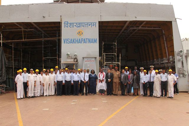 Visit Of Ms Raychelle Omamo Awuor, SC Cabinet Secretary For Defence, Kenya To MDL On 22nd June 2018123