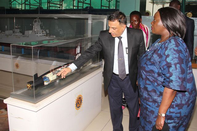 Visit Of Ms Raychelle Omamo Awuor, SC Cabinet Secretary For Defence, Kenya To MDL On 22nd June 2018123