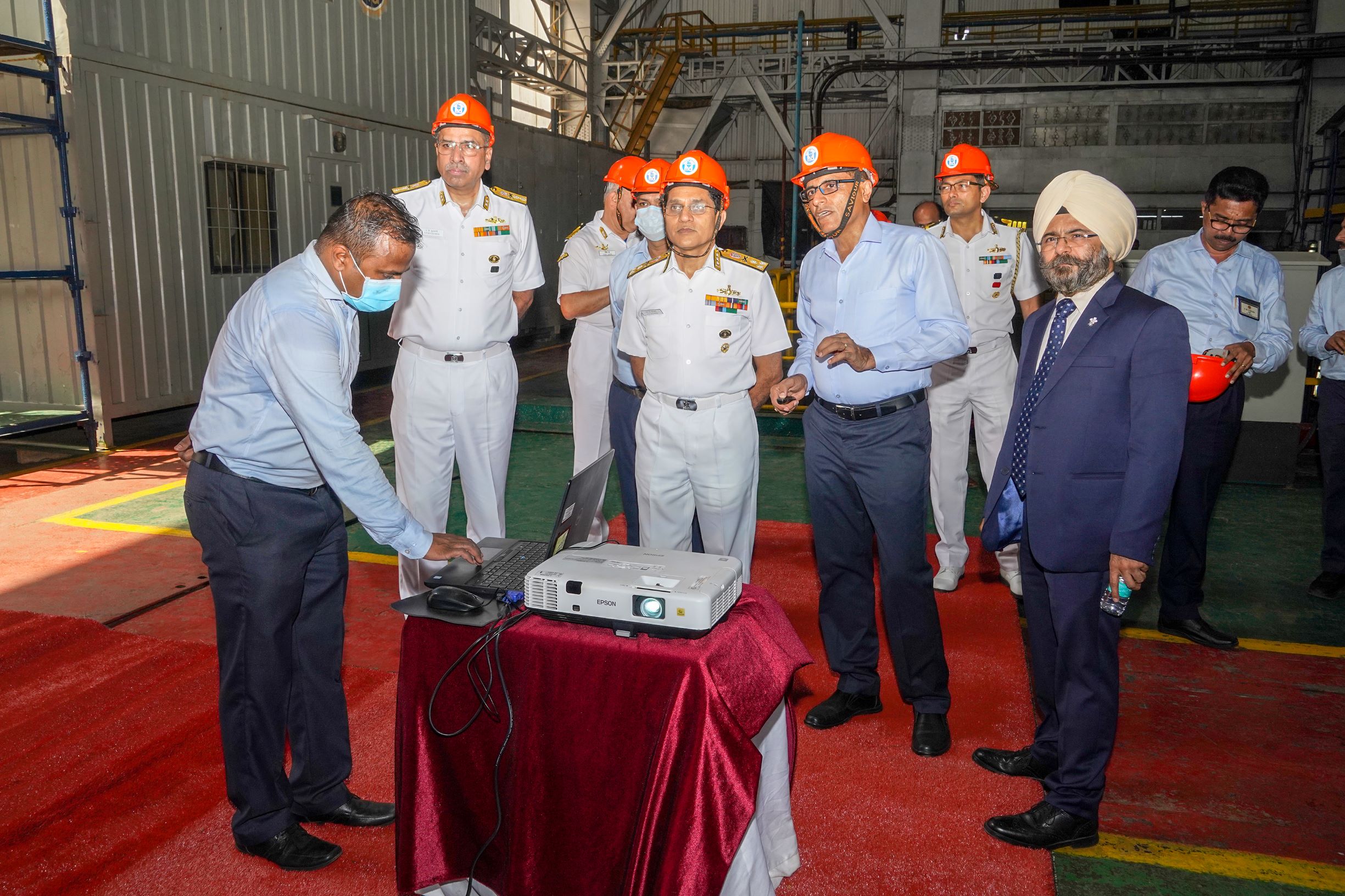 Visit Of VADM S N GHORMADE, PVSM, AVSM, NM, ADC, Vice Chief Of The Naval Staff - 20 April 2022123