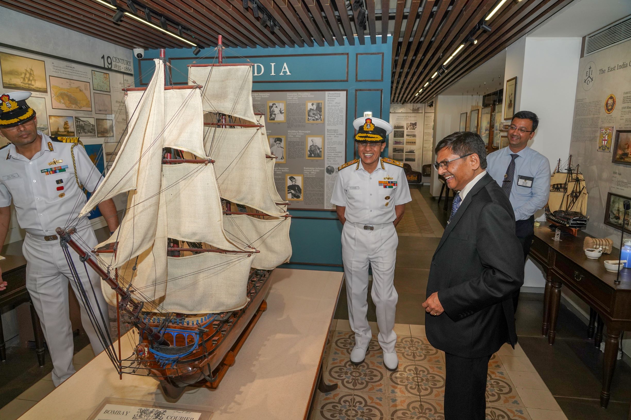 Visit Of VADM S N GHORMADE, PVSM, AVSM, NM, ADC, Vice Chief Of The Naval Staff - 20 April 2022123