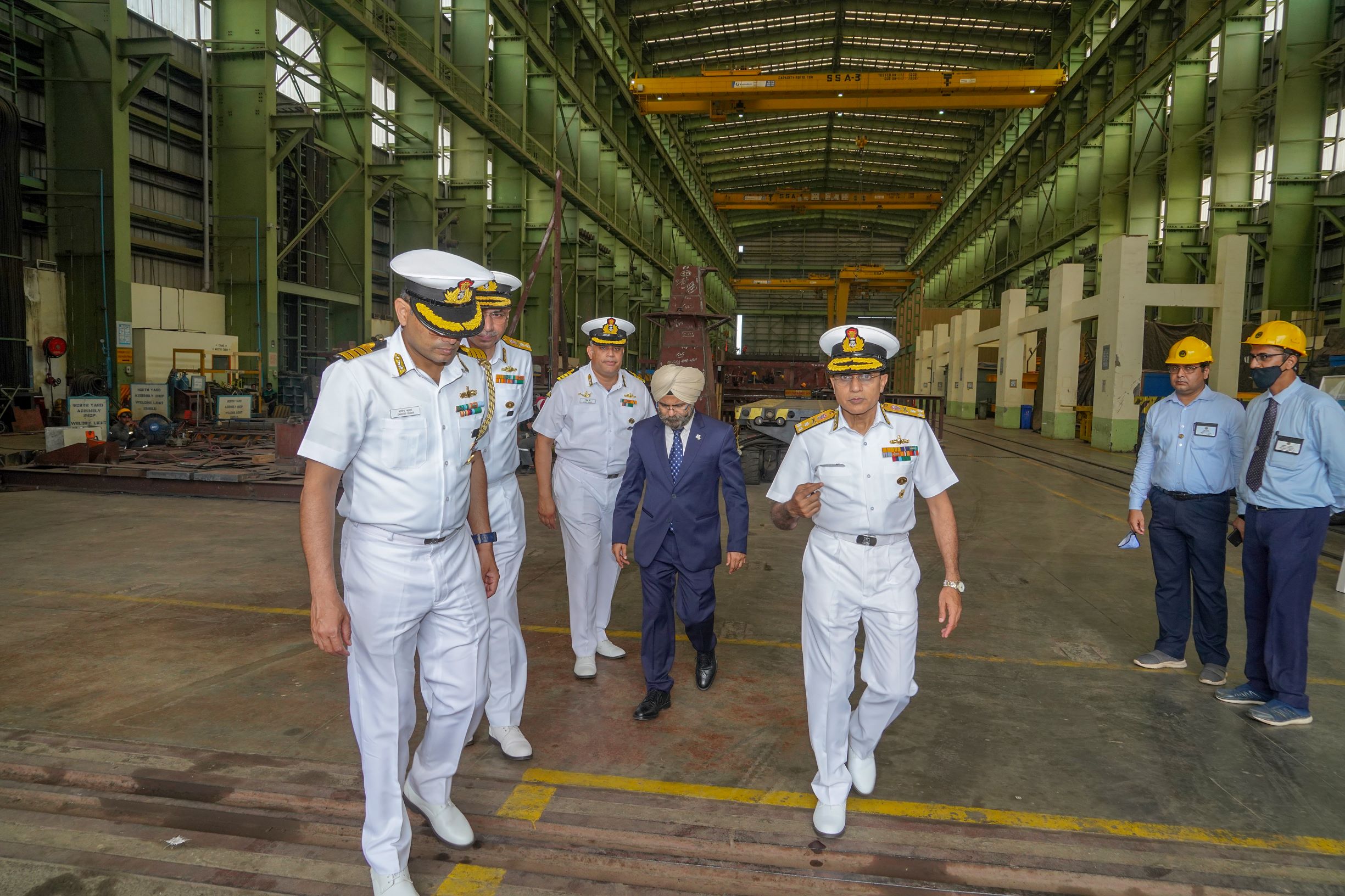 Visit Of VADM S N GHORMADE, PVSM, AVSM, NM, ADC, Vice Chief Of The Naval Staff - 20 April 2022123