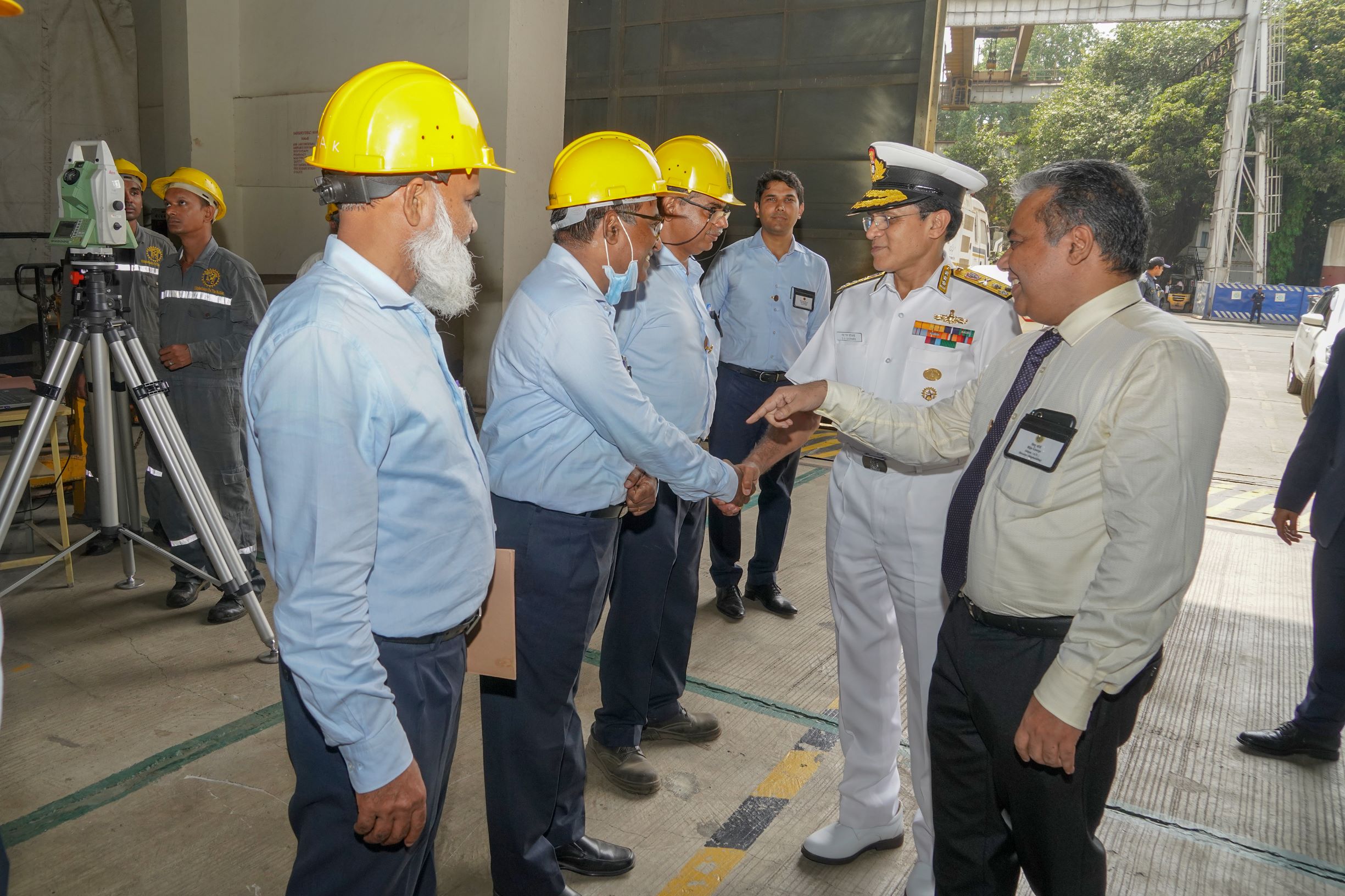 Visit Of VADM S N GHORMADE, PVSM, AVSM, NM, ADC, Vice Chief Of The Naval Staff - 20 April 2022123