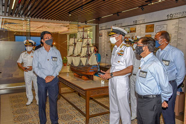 Visit Of ADMIRAL KARAMBIR SINGH, PVSM, AVSM, ADC, Chief Of The Naval Staff - 10.03.2021123
