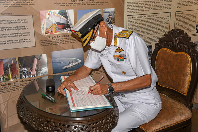 Visit Of ADMIRAL KARAMBIR SINGH, PVSM, AVSM, ADC, Chief Of The Naval Staff - 10.03.2021123