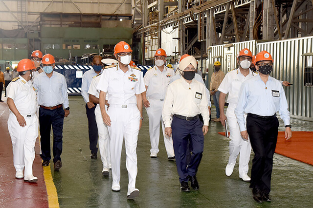 Visit Of ADMIRAL KARAMBIR SINGH, PVSM, AVSM, ADC, Chief Of The Naval Staff - 10.03.2021123