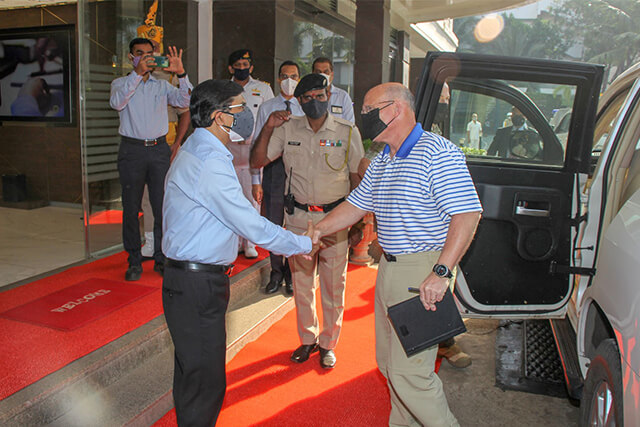 Visit Of Admiral Michael Gilday, Chief Of Naval Operations, US Navy - 16th Oct 2021123