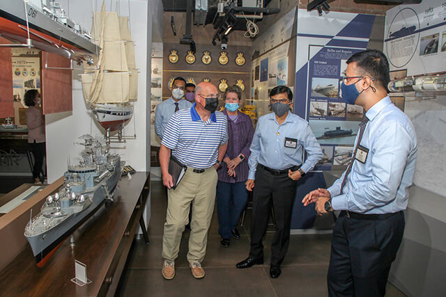 Visit Of Admiral Michael Gilday, Chief Of Naval Operations, US Navy - 16th Oct 2021123