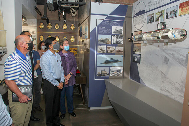 Visit Of Admiral Michael Gilday, Chief Of Naval Operations, US Navy - 16th Oct 2021123