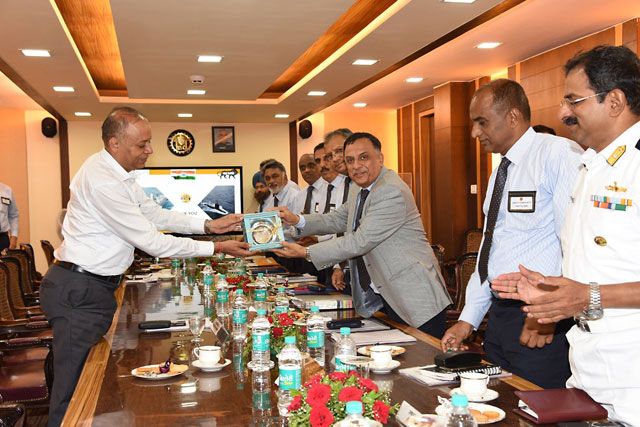 Visit Of Dr. Ajay Kumar, IAS, Secretary (DP) To MDL On 14th May 2018123
