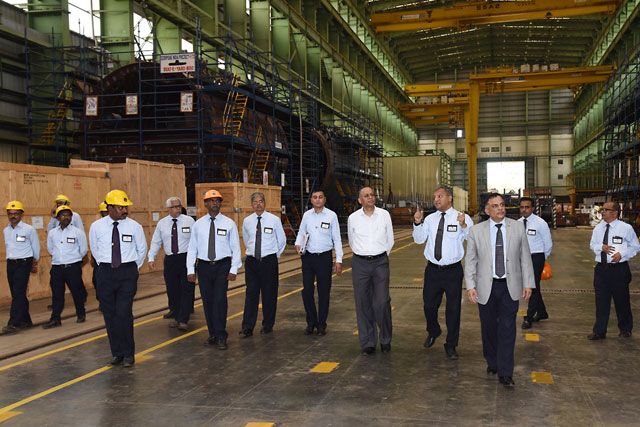 Visit Of Dr. Ajay Kumar, IAS, Secretary (DP) To MDL On 14th May 2018123
