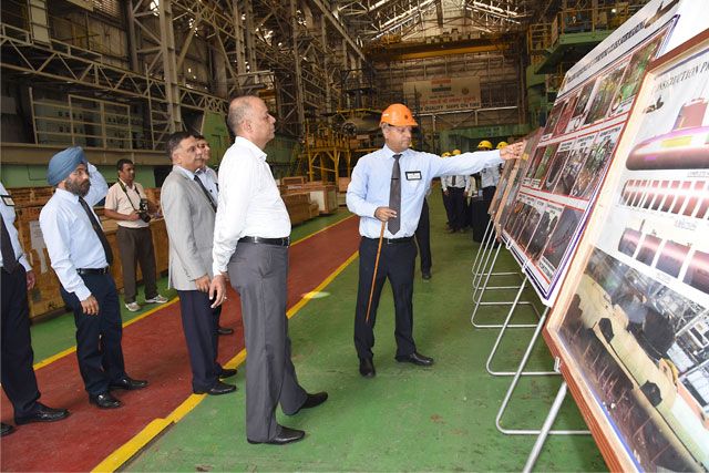 Visit Of Dr. Ajay Kumar, IAS, Secretary (DP) To MDL On 14th May 2018123