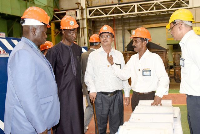 Visit Of EL HADJI IBOU BOYE (Ambassador Of Senegal In India) To MDL On 18th April 2018123