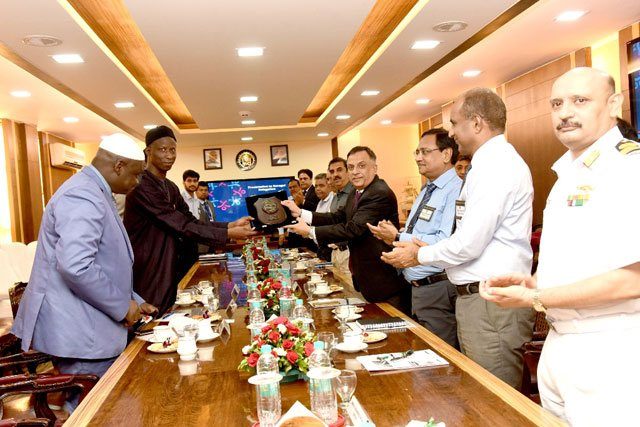 Visit Of EL HADJI IBOU BOYE (Ambassador Of Senegal In India) To MDL On 18th April 2018123